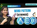 5 Word Pattern Strings - Easy Leetcode 290 Hashmap