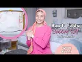 How to Fold a Bedding Set Bed in a Bundle Using the Tuck Fold