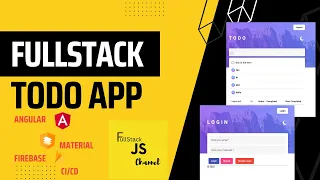 FullStack Todo App with Angular - Material