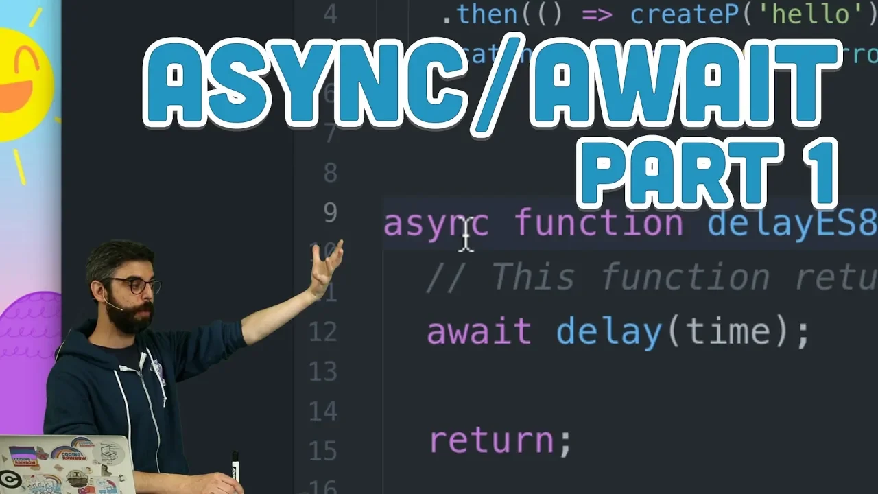16.13: async/await Part 1 - Topics of JavaScript/ES8