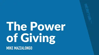 The Power of Giving
