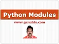 Python Class 23 - Python Modules