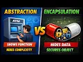 Abstraction vs Encapsulation in OOPS Explained Clearly Interview Question