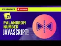 Quick Palindrome Checker Project using JavaScript for Beginners