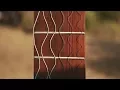 Guitar strings vibrating