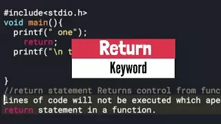 How does the Return work in C part 1
