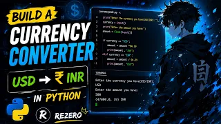 Build a Currency Converter in Python Beginner Project