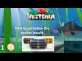Vesteria How to complete the shipwreck bottom puzzle
