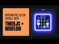 Interactive 3D in Webflow with React Three Fiber CodeSandbox