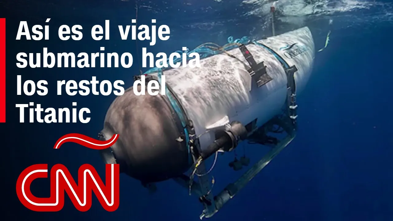 ¿Cómo es el viaje en el submarino Titán hacia los restos del Titanic en el fondo del mar?