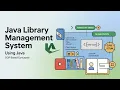Library Management System Using Java Oop concepts class Book class Student