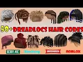 50 LOCS DREADLOCKS HAIR CODES LINKS FOR BOYS Brookhaven Bloxburg Berry Avenue ROBLOX