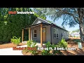 Modular Home Tour 616 sq ft 2 bed 1 bath Wolf Model F Perfect for ADUs