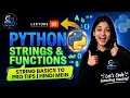 Python Strings in Hindi String Methods Indexing Slicing Complete Python Course Lecture 5