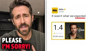 Ryan Reynolds MELTDOWN After IMDB Ratings Show His Movie Is Their Worst Ever