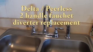 Delta Peerless 2 handle faucet diverter replacement RP41702
