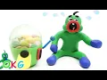 Lagu Green Baby - Episode 65 - Superhero Helps with Gumball Machine - Stop Motion Cartoon For Kids