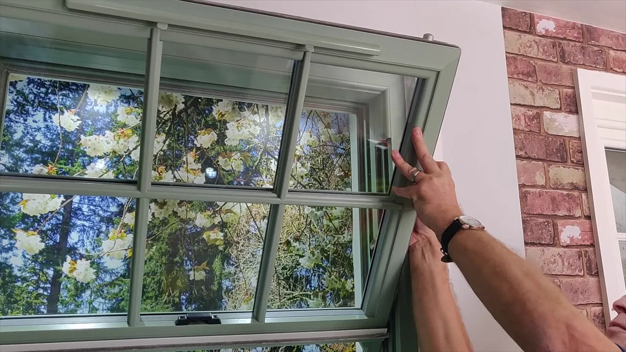 How to fit the top sash on uPVC Sliding Sash Windows