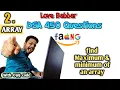Find the max and min element in an array Q 2 Love Babbar DSA 450 Questions Er Sahil ka Gyan