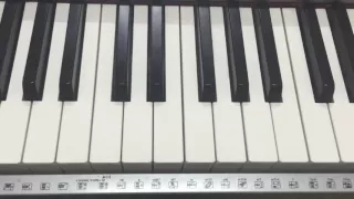 تعليم عزف نغمة الايفون على البيانو سهل جدا How To Play Iphone Ringtone 