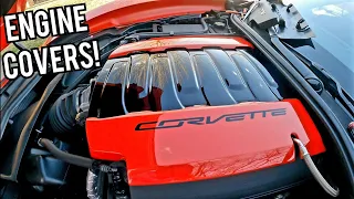 Download How To Install C7 CORVETTE ENGINE COVERS On My Ride! LOOKS AMAZING! MP3