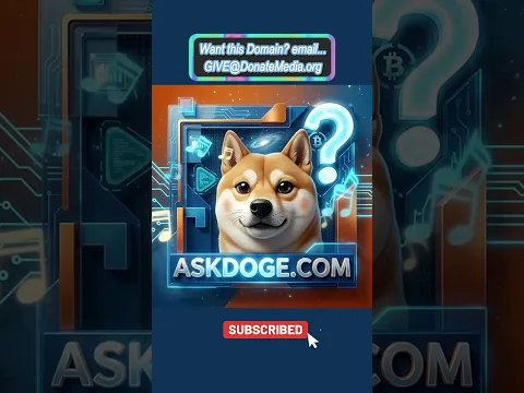 ❔AskDoge.com - Premium Doge, Dogecoin, Meme Coin Domain Name Available ♥ Non-profit DonateMedia.org