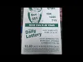 DC LOTTERY PICK 3