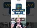 Boxes full of vowels