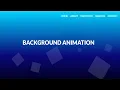Animated Background HTML CSS No Javascript