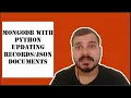Tutorial 5 - MongoDb With Python