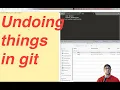 Undoing stuff in git