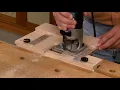 Shop-Built Adjustable Hinge Mortising Jig