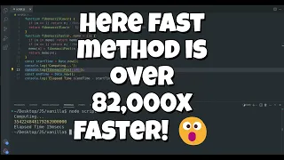 Speed Up Your Code with Memoization in JavaScript 1000 s of times faster