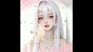 اجمل صور انمي بنات بالشعر الابيض 