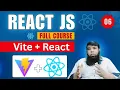 React JS Tutorial - Create React App with Vite Vite React Setup Step-by-Step