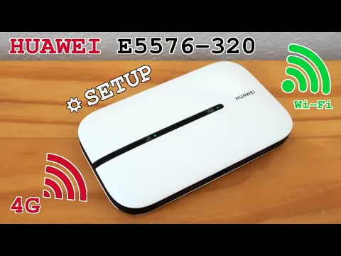 Download MP3 Huawei E5576-320 mobile 4G router Wi-Fi • Unboxing, installation, configuration and test