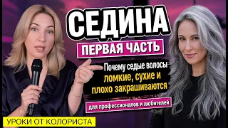 Почему седые волосы слабые, сухие и плохо закрашиваются | Сериал Седина 1 часть Ева Лорман