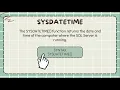 SYSDATETIME