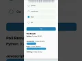 Interactive poll web app using html css and javascript