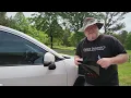 AUTOCLOVER RAIN GUARDS VINYL WRAP to hide stainless trim