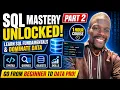SQL Fundamentals for Beginners Syntax Queries DDL DML DCL Database Objects