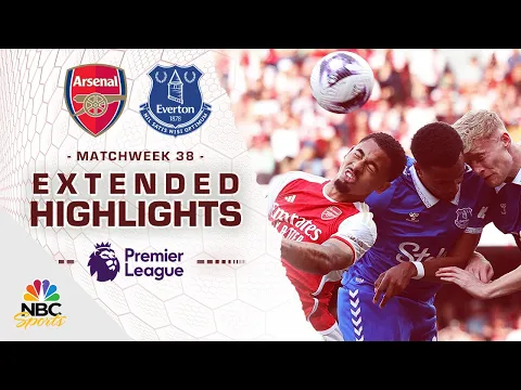 Download MP3 Arsenal v. Everton | PREMIER LEAGUE HIGHLIGHTS | 5/19/2024 | NBC Sports