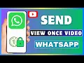 Download Lagu How To Send One Time View Video On WhatsApp | Send Disappearing Videos On WhatsApp