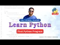4 How to Run Python Program Step by step Learn Python - Zero to Hero