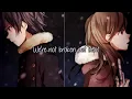 「Nightcore」→  Just Give Me a Reason (Switching Vocals)
