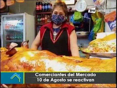Comerciantes del Mercado 10 de Agosto se reactivan