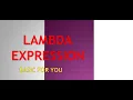 What do you know about Lambda Expression in Vb net