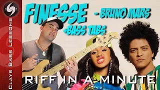 Download FINESSE - Bass lesson with TABS - BRUNO MARS MP3