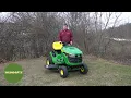 John Deere S100 Lawn Mower Operations