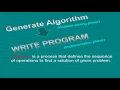 Problem solving by using Algorithms flowcharts pseudo-codes and computer programming-i